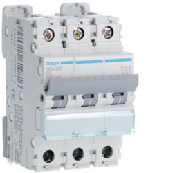 Nen306 - Breaker 3p 6a B 6/10ka 3M Hager EAN: 3250614619816