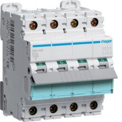 NKN402 - Interruttore automatico 4P 2A C 10/15kA 4M HAGER EAN:3250614629730