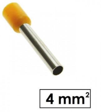 OFIS20N - Einfache Spitze isoliert 4 mm2 Orange (100 UN) Omnium Elektrisch