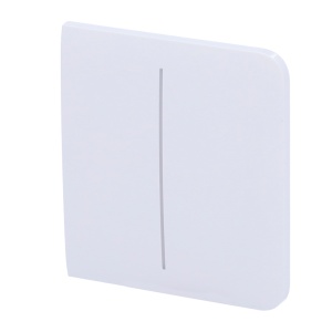 Painel táctil para interruptor de luz dupla - Compatível com AJ-LIGHTCORE-2G - Retroiluminação LED - Painel de toque lateral sem contacto - Cor branco - Ajax - LightSwitch SideButton