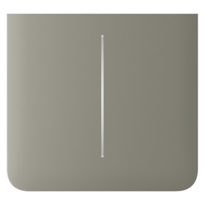 Painel tátil para interrutor duplo vertical - Compatível com AJ-LIGHTCORE-2G-VERT - Retroiluminação LED - Painel de toque lateral sem contacto - Cor de azeitona - Ajax - LightSwitch SideButton Vertical