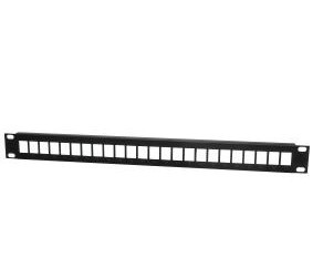 Panel für Rack 19 "1U, bis zu 24" RJ45 "-Konbongerme. Mit UTP kompatibel