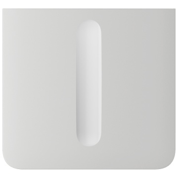 Panel táctil a cambiar de luz ajustable - Compatible con AJ-LIGHTCORE-DIMMER-VERT - Retroiliminación LED - Panel de tocar lado sin contacto - Color blanco - Ajax - Enchufe Lateral (Regulador de intensidad) Vertical