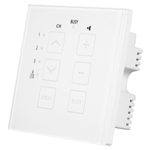 Panneau de commande - Installation dans les murs - Compatible avec DSPPA -MAG505 - Réglage du volume, sélection musicale - Silence et envoyez l'audio local