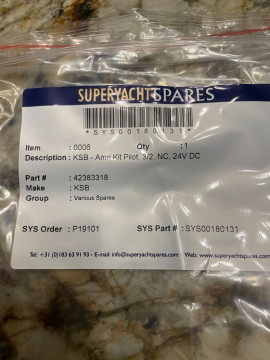 Peças suplentes para superiate KSB amri kit Pilot 42383318 24v DC