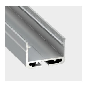 Perf. alum Lin. Design Salien. 27,4x18x3000mm Lacado Preto SARAGOÇA