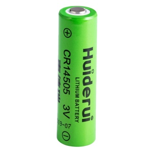Pilha CR14505 - Huiderui - Lítio Li-MnO2 não recarregável - Tensão 3.0V - Capacidade nominal 1500mAh - Compatível com produtos do catálogo