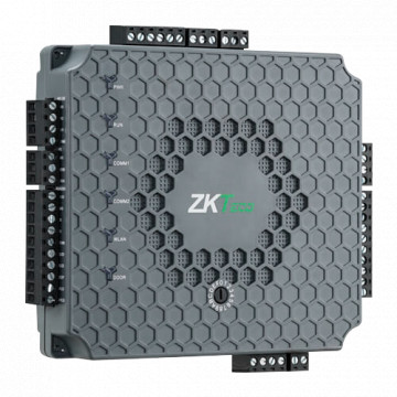 Poi Biometric Access Controller - Digital Printing Access, Card, QR or PIN - TCP/IP | Connection with Slave Controller - 2 readers by Wiegand | 2 readers by OSDP - Relay Exit to 1 Port - Software Atlas Incorporated and Appp