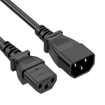 Power cable - for CPU - connector C13 to C14 - 250VAC / 10A - 200cm long