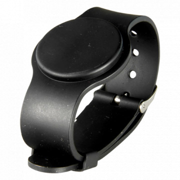 Proximity-Armband - Funkfrequenz-ID - Passives EM: Schwarze Farbe - Niederfrequenz 125 kHz - An den Punkten verstellbares Armband - Maximale Sicherheit