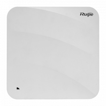 Ruijie - Omnidirectional Wi -fi AP 6 Haute densité - double bande 2,4 et 5 ghz / largeur de canal 160 MHz - prend en charge 802.11a / b / g / n / ac / ax - Taux de transmission jusqu'à 5400 Mbps - 2x2 Antenne: 2,4 GHz MIMO, 4x4 en 5GHZ