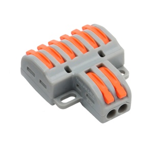 Safire - Cable Connector - 2 Inputs and 6 Outputs - Cable Meter 28 ~ 12AWG - Section 0.08 ~ 4mm² - 10 Units