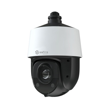 Safre Smart - Camera IP PTZ GAMA E1 Intelligence artificielle - Résolution 2 Megapixel (1920x1080) - Zoom optique 15x | IV 200m | WDR 120 dB - Auto-Tracking, humain et véhicule - IP66 Imperméabilité | Poe (IEEE802.3af)