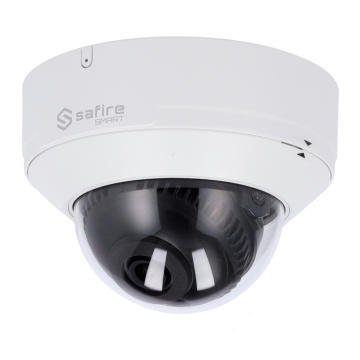 Safre Smart - Dome IP House Gama I2 AI Advanced - Résolution 8 Megapixel (3840x2160) - 2,8 mm Lens | Audio | IR 30M | Mic - Avancé: métadonnées vidéo et détecc. Facial - IP67 & amp; IK10 | Poe (IEEE802.3af)