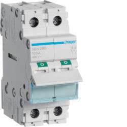 SBN290 - Modular Switch 2p 100A Hager EAN: 3250615510297