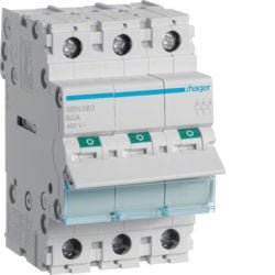 SBN380 - Cambiar Modular 3P 80A HAGER Ean:3250615510266