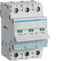 SBN380 - Modular Switch 3p 80a Hager EAN: 3250615510266