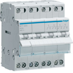 SFT440 - Modular Inverter w/zero point, 4p 40a Hager EAN: 3250615510945