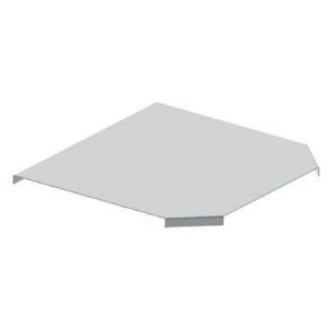 SOFLIGHT - CC-TP-T2-100-BR-1 - Tampa P/ Tê Plano p/Cam.Cabos 100mm Branco