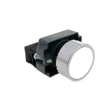 SOFLIGHT - SL -CPB01 -AA11 - Plastic Pressure Button M22 - 28.7mm White 1NO