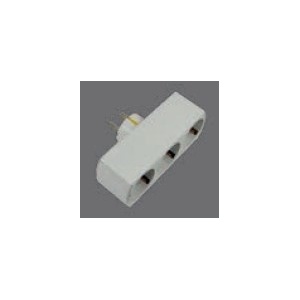 SOFLIGHT - SL-E5003T - Ficha Tripla Schuko em Policarbonato