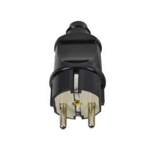 SOFLIGHT - SL-E8050P - Ficha Macho Schuko 16A Preta