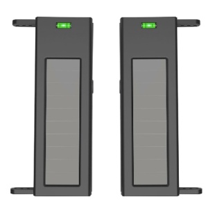 Solar Barrier Detector by Infra Red - Completely Wireless | 2 beams - signal range up to 1000m - MAX range. Detection 60m - Automatic regulation compared to interferences - Power battery 3.3V internal