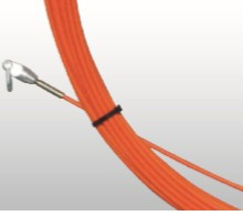 Sonde de câble en fibre de verre auto-énergétique 6 m / m 50mt + pointe + manille