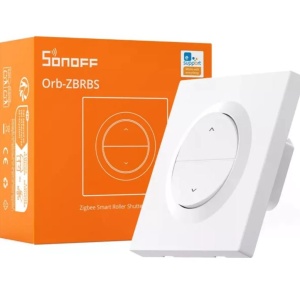 Sonoff Fusion Series Orb-ZBRBS Interruptor de parede inteligente p/ controlo de estores