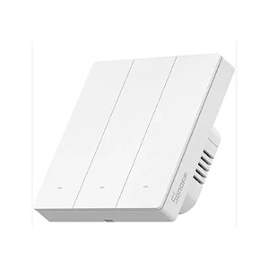 SONOFFM5-3C-80W – Dreifachschalter (3 Gang) Smart WiFi Einbau – gruppierbar – Weiß