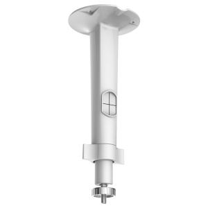 Soporte de techo - Altura 198 mm x 77 (Ø) mm - Apto para uso exterior - Aleación de aluminio - Prensaestopas - Color blanco