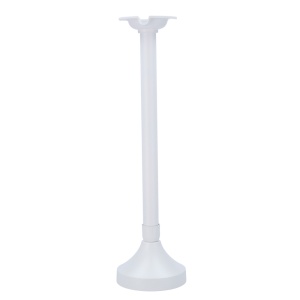 Soporte de techo extensible - Altura 475-800 mm x 125,9 mm (diámetro de la base) - Apto para uso en exteriores - Compatible con XSECURITY - Prensaestopas - Blanco