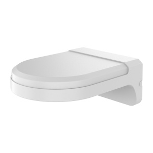 Suporte de parede - Metal - 77 (Al) x 130 (Lg) x 163.4 (Pf) mm - Carga máxima 2 kg | Peso 690 g - Adequado para câmaras tipo dome e turret - Cor branco
