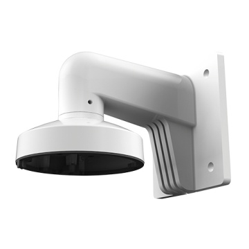 Suporte de parede - Para câmaras mini dome - Apto para uso no exterior - Alumínio com tratamento de Spray - Compatível com Hikvision - Passador de cabos