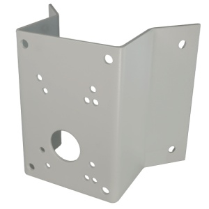 Suporte para esquina - Compatível com SD61XX - Apto para uso no exterior - Aço eletrogalvanizado - Cor branca 180 (A) x 250 (L) x 130 (A) x [%VAR%] (P) mm - Passador de cabos