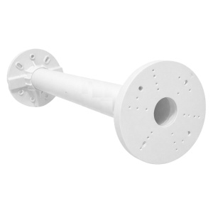 Suporte tecto - Altura 50 cm x 12.1 (Ø) cm - Adequado para uso interior e exterior - Cor branco - Fabricado em plástico