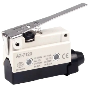 Tamper para rack - Contacto seco NO/NC/COM - Alavanca de 77 mm de comprimento - Fabricado em ABS