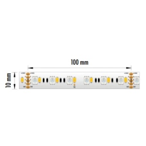 Tape LED Epro 19.2W 24V RVB + 3000K IP20 5MT