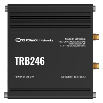 Teltonika Gateway 4G Industrial – 4G Cat 4 / 3G / 2G – RJ45-Port 10/100 Mbit/s – RS232- und RS485-Ports – Dual-SIM