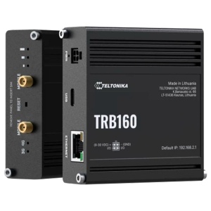 Teltonika Router Industrial 4G LTE Cat 6 - Conectividade de alta velocidade até 300 Mbps - Porta Gigabit Ethernet para dados ultrarrápida - VPN avançada: IPsec, OpenVPN e WireGuard - Interface USB Type-C e E/S configuráveis - Gestão remota através do RMS
