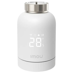 Termóstato de radiador inteligente Imou - Gerir a partir da aplicação - Zigbee 3.0 - HUB necessário - Baixo consumo - Apta para Interior