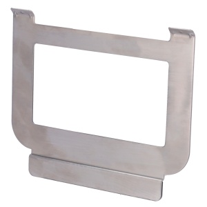 Tischhalterung – Speziell für Video-Gegensprechanlagen – Kompatibel mit AK-C319-Monitor – Verbindungslöcher – Maße: 130 (H) x 160 (Lg) x 10 (Fd) mm – Hergestellt aus Aluminium