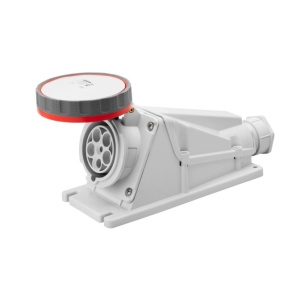 Tomada fixa de superfície a 90°, IP67, 3P+T, 125 A, 400 V