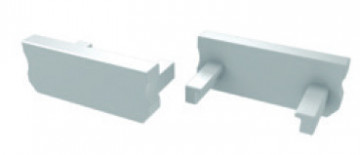 Topo Plastic. Branco P/Perfil TIPO D