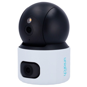 Uniarch Panda S Series IP Chamber - High Image Quality RESOLUTION UP TO 3MPX - Double Lens: Fixed (Overview) and PT (mobile) - Detection of people, vehicles, pets and crying - Smart Double Lighting: IR and White Light - Aud