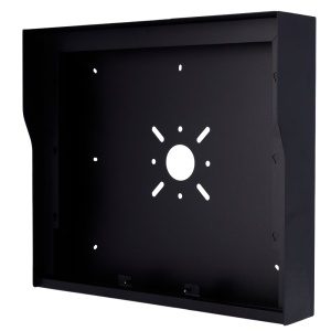 Unterstützung für Video-Gegensprechanlage mit Visier – speziell für Akuvox AK-X916S-L – Maße: 347 (H) x 390 (Lg) x 89 (Fd) mm – aus verzinktem Stahl – Oberflächenmontage – einfache Installation