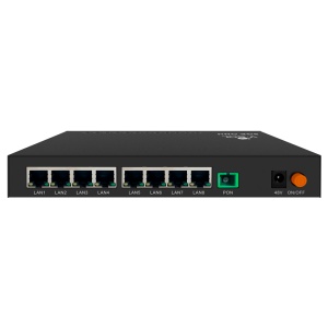 V-SOL - 1*XPON+8GE(PoE+) ONU - 8x RJ45 10/100/1000Mbps PoE+/PoE,IEEE 802.at/af - Funções de camada 2 - Ideal para FTTx e videovigilância