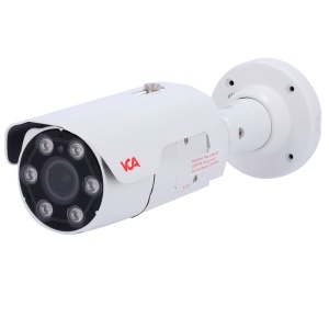 VCA Technology – Modell VCA-IPAi65A08-MR, IPAi-Reihe – 4K IV AI Bullet IP-Kamera – 4K-Auflösung, 2,7–13,5 mm Objektiv. GEHE 40m. - VCA-Videoanalyse (optionales Deep Learning) - Kompatibles ONVIF-Profil S/T/M, NDAA, IK10, IP67