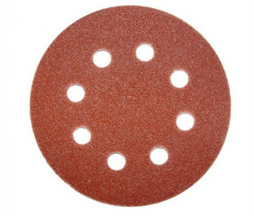 Velcro sandpaper Grano 80 125mm 10un