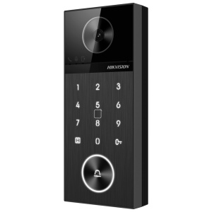Videoporteiro IP WiFi - Câmara 4 Mpx | Áudio bidirecional - Abertura com cartão MF, PIN e BLE 2 relés - Aplicação móvel com ou sem monitor - Apto para exterior IP65 - Montagem em superfície | PoE